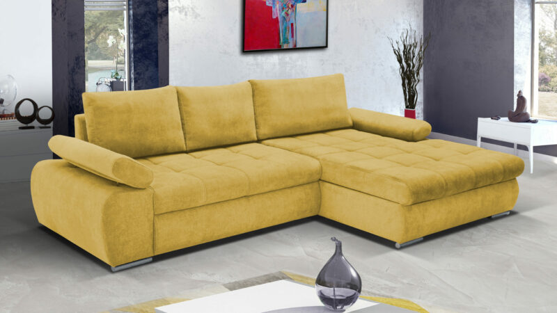 Fabrizio sarokkanapé szürke