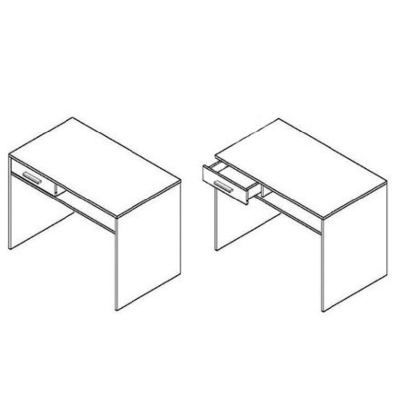 Nepo BIU1S íróasztal (sonoma tölgy)