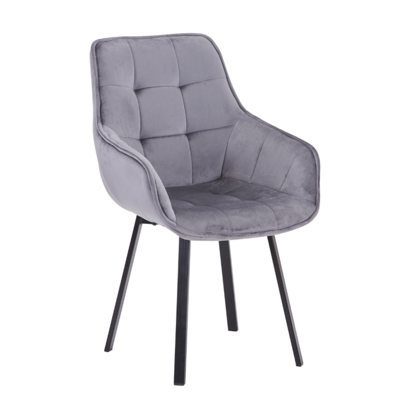 Palermo étkezőszék antracit