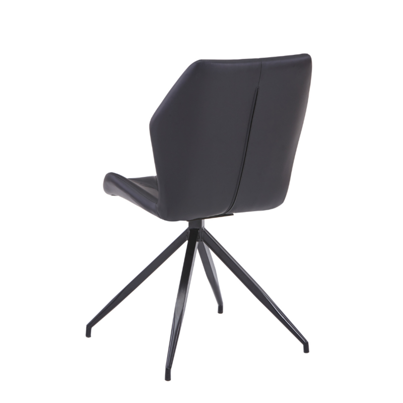 Tom étkezőszék fekete