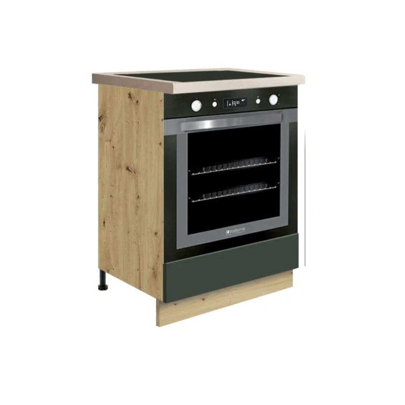 GLA-17D alsó beépíthető sütős, 60-as elem - zöld