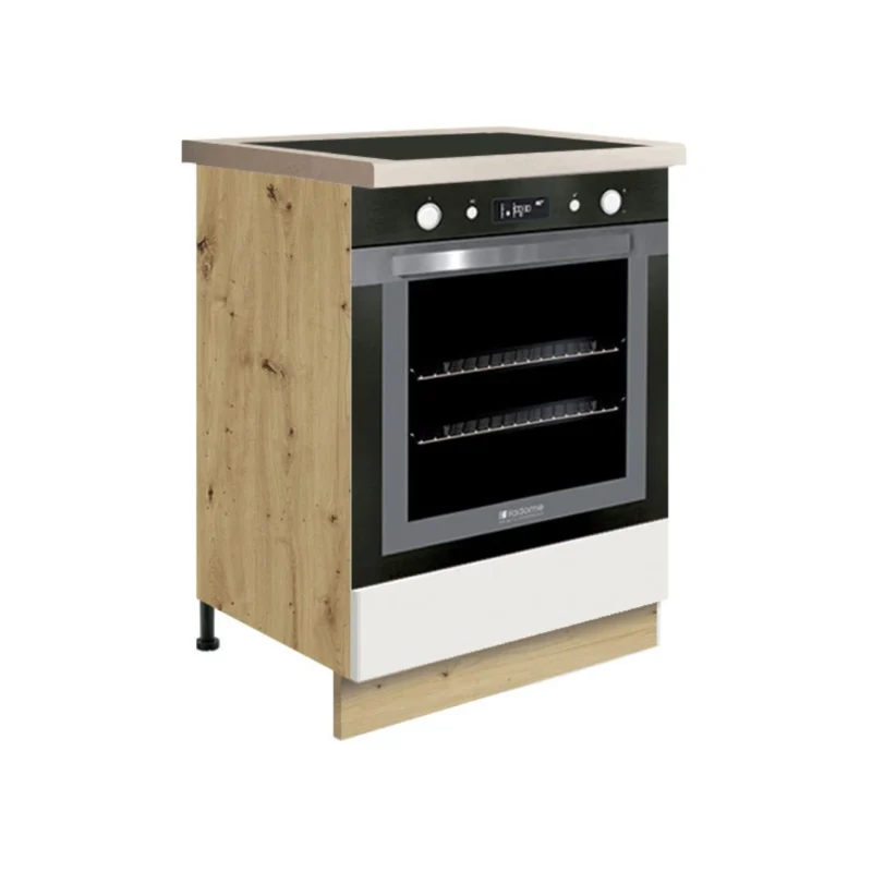 GLA-17D alsó beépíthető sütős, 60-as elem - fehér