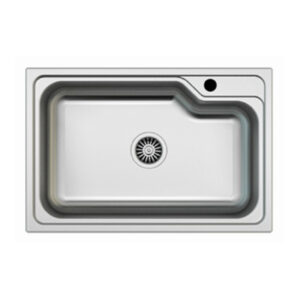 AS-91S prémium inox mosogató SZIFONNAL