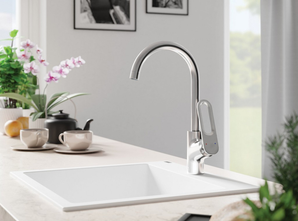 Laveo TIERRA álló csaptelep, króm