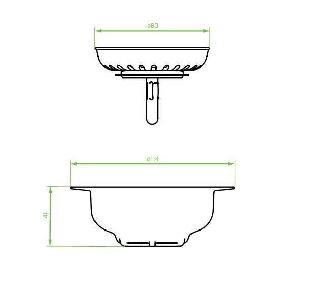 LAVEO szűrőkosár és túlfolyó, jázmin - Image 2