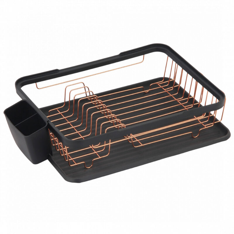 LAVEO Csepegtető szett, fekete / rose gold acél