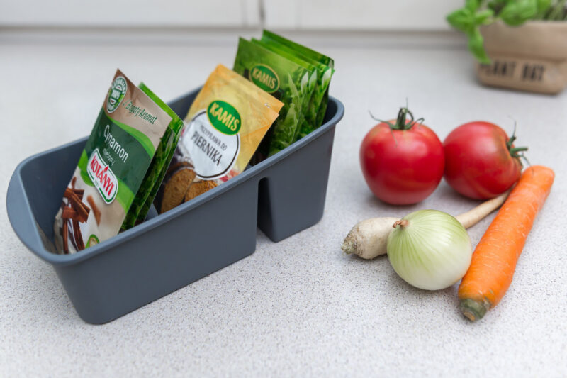 LAVEO fűszerrendező, fekete