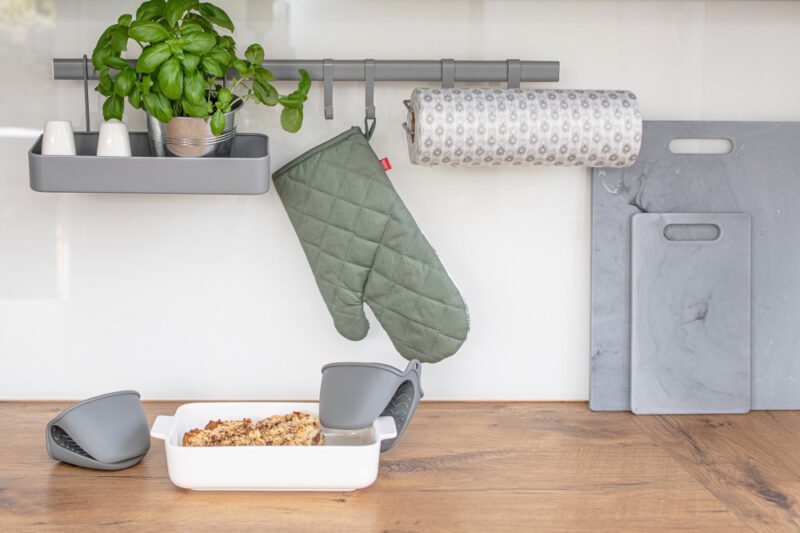 LAVEO Konyhai tartó szett, szürke