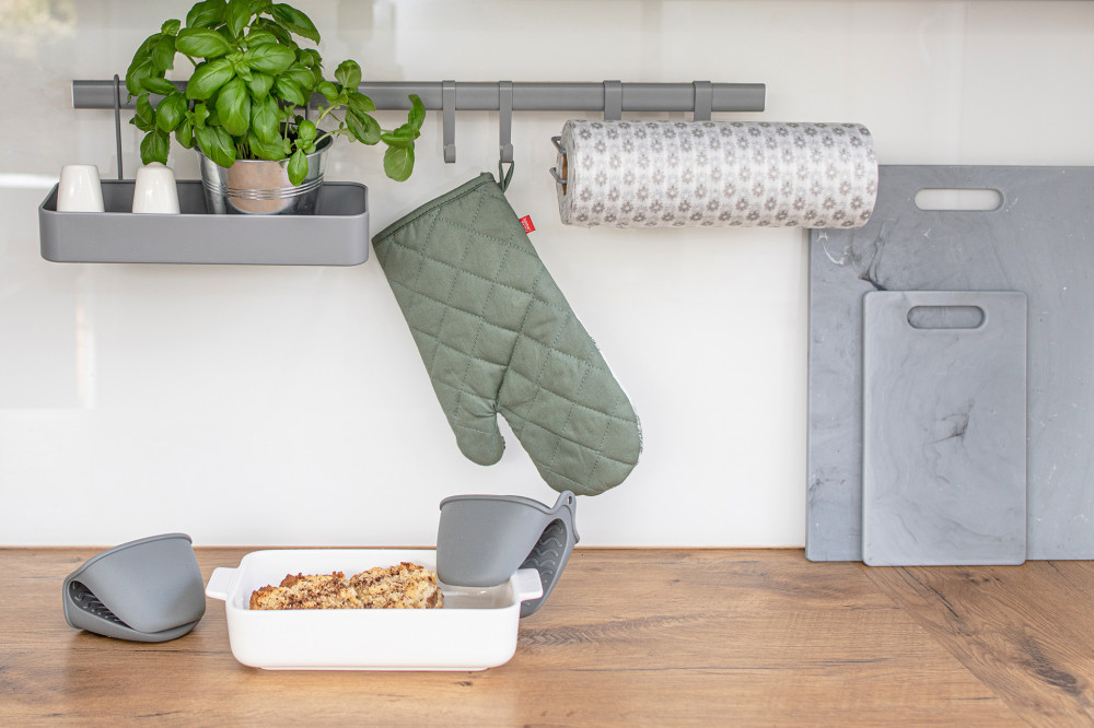 LAVEO Konyhai tartó szett, szürke