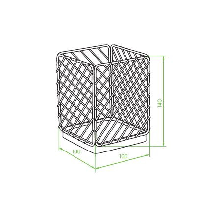 LAVEO OSLO evőeszköz tartó, fekete - Image 2