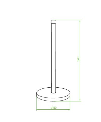 LAVEO OSLO papírtörlő tartó, fekete - Image 3