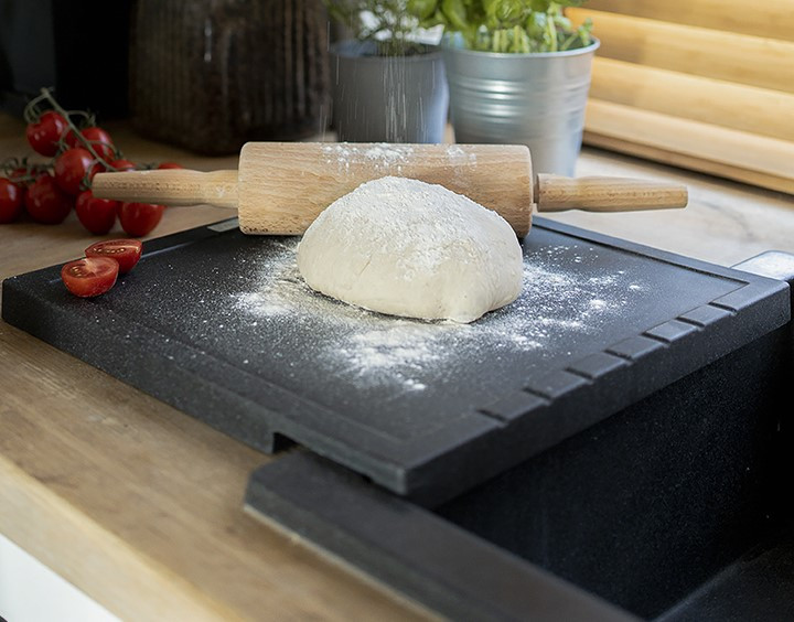 Laveo HALVO univerzális csepptálca, szemcsés fekete - Image 2