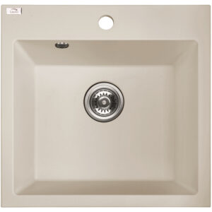 LAVEO ALENA jázmin egymedencés mosogató helytakarékos szifonnal