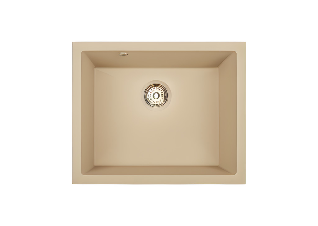 Laveo IBIZA jázmin egymedencés mosogató helytakarékos szifonnal