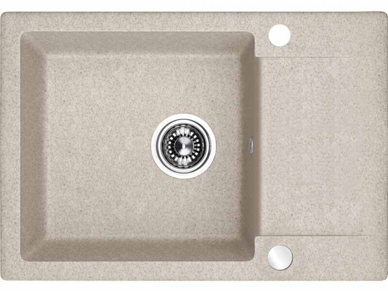 Laveo CELEBES csepptálcás mosogató, bézs (SBL_413T)