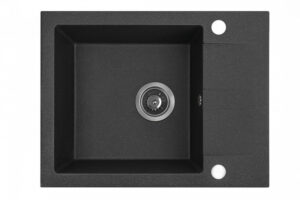 Laveo SHIRE MINI csepptálcás szemcsés fekete mosogató