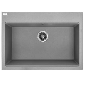 LAVEO TAU 7 nagymedencés mosogató, szürke