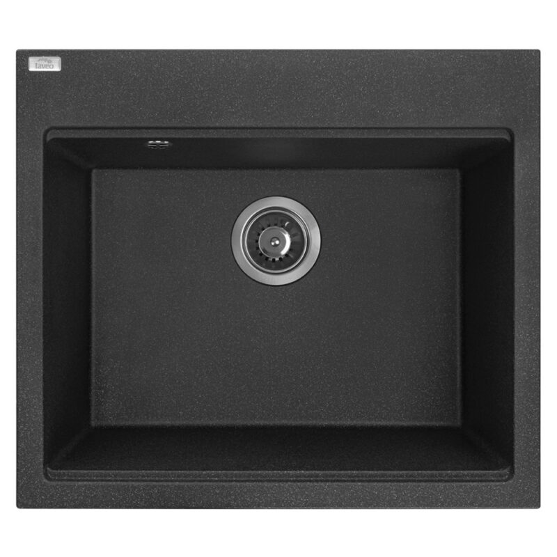 LAVEO TAU 7 nagymedencés mosogató, szemcsés fekete
