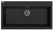 LAVEO TAU 9 nagymedencés mosogató, matt fekete