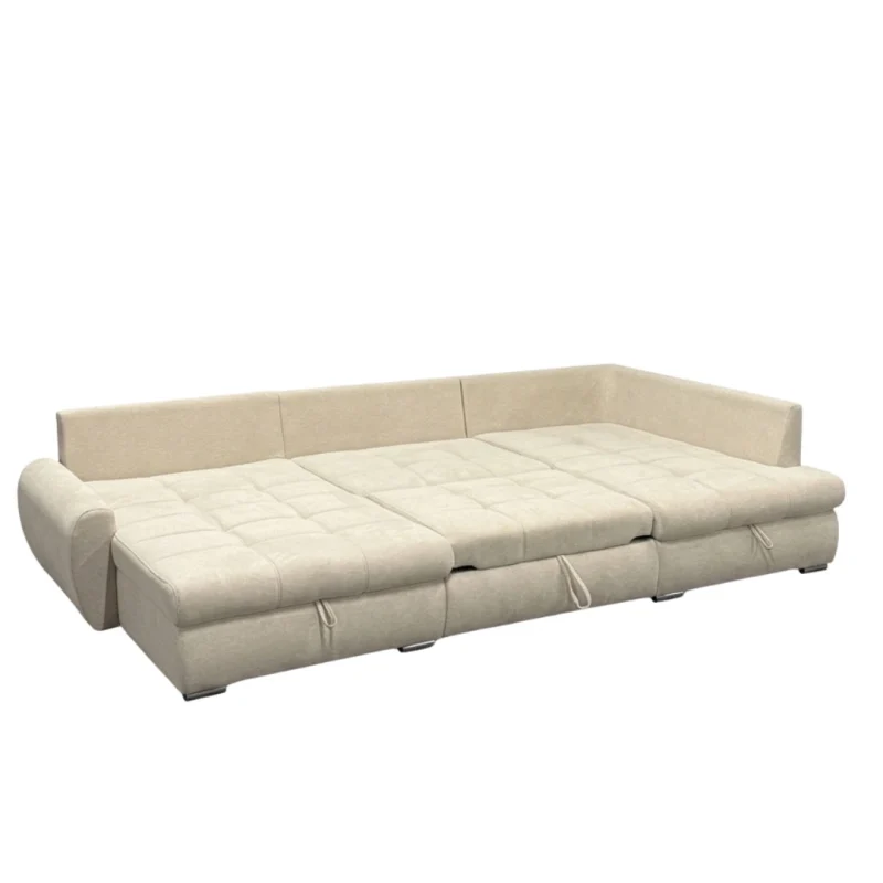 Canyon-U-alaku-kanape-bezs- - nyitott