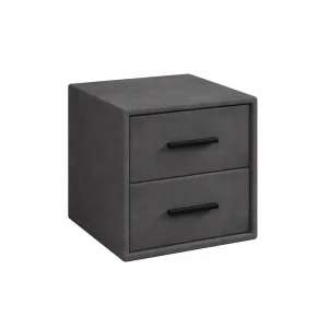 Modebedd_éjjeliszekrény_szürke