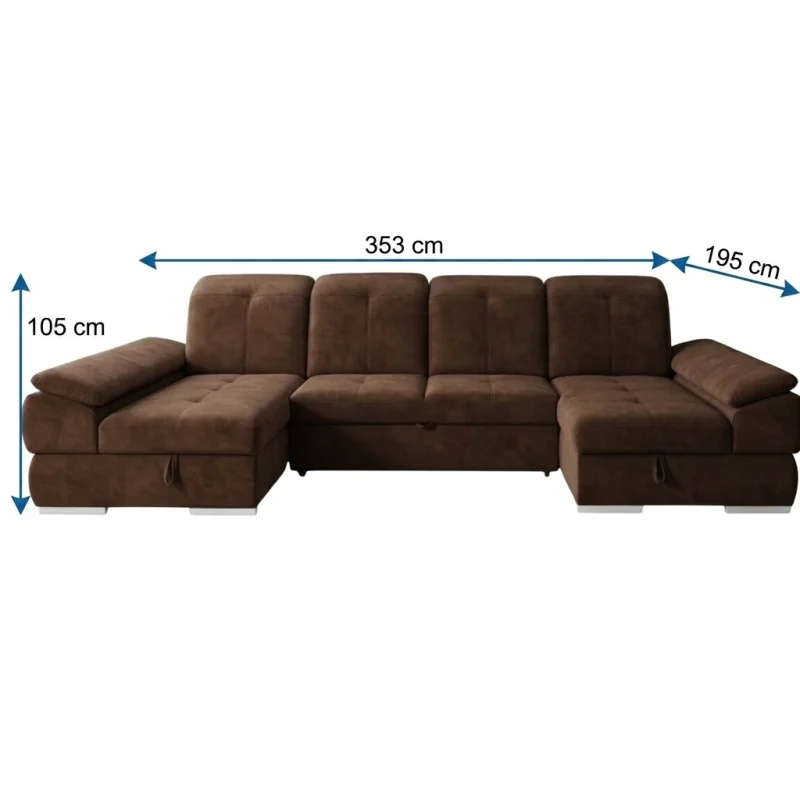 Denver U-alakú kanapé